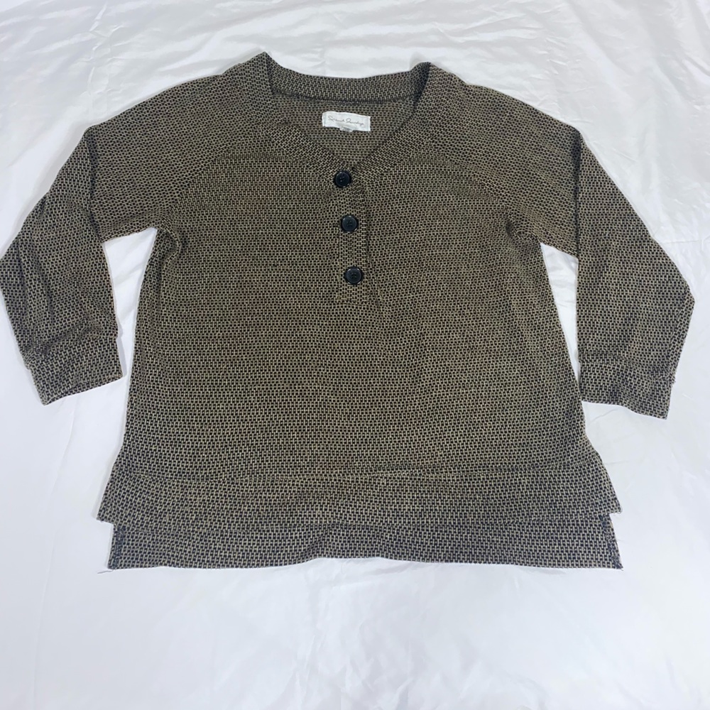 French Laundry Brown V-Neck Sweater